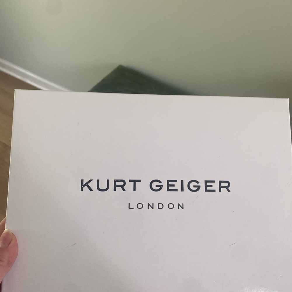 Kurt Geiger Duke Black Crystal Strap Mules - Picture 12 of 13